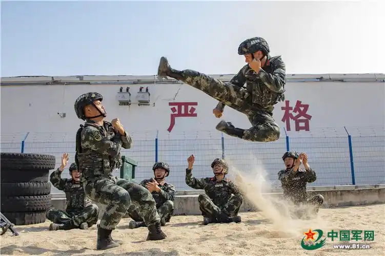 组图丨直击武警官兵冬季大练兵现场 - 中国军网