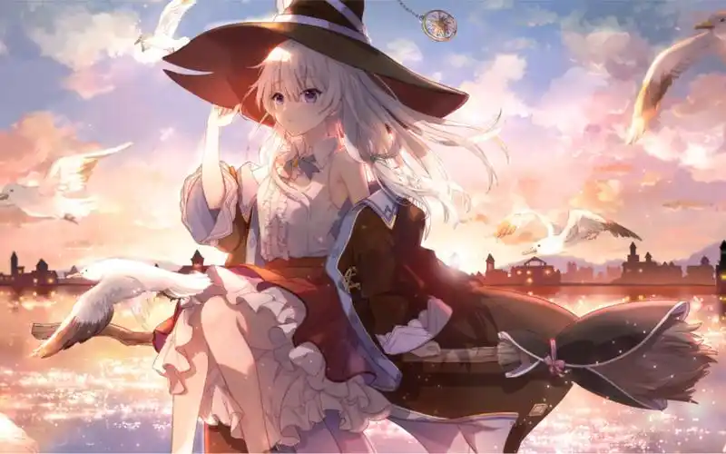 谁能拒绝一位灰发屑魔女呢魔女之旅伊蕾娜壁纸分享