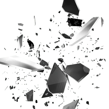 碎玻璃破洞装饰元素png元素素材图片下载-万素网