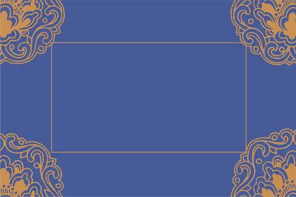 中国风边框线描画夏天立夏二十四节黑色背景海报蓝色灯光主题背景红色