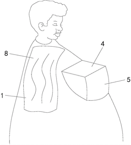 简笔画废旧的布