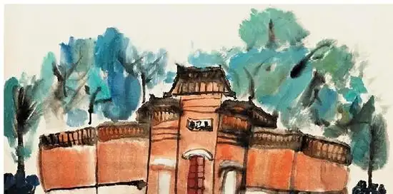 小柚子"随走随涂"式涂鸦 白马寺