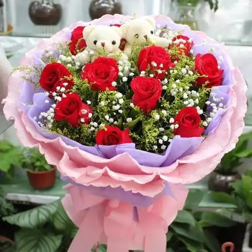 浪漫七夕情人节告白表白女神节礼物同城送花双11光棍节脱单送女友表白