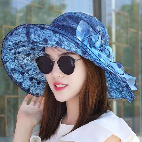 胭涩旗舰店的优惠券大全—帽子女夏季薄款遮阳帽仙气优雅太阳帽百搭