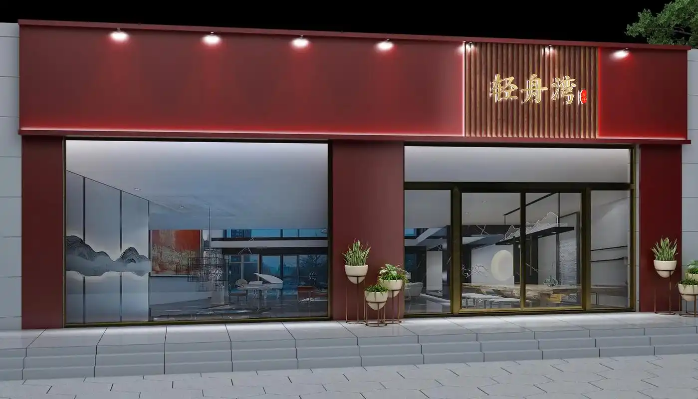 3d门头效果图出炉了.随手翻到手机里的一些作品合集,#门头设 - 抖音