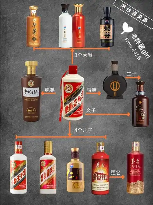 一张图简单了解茅台酒的关系