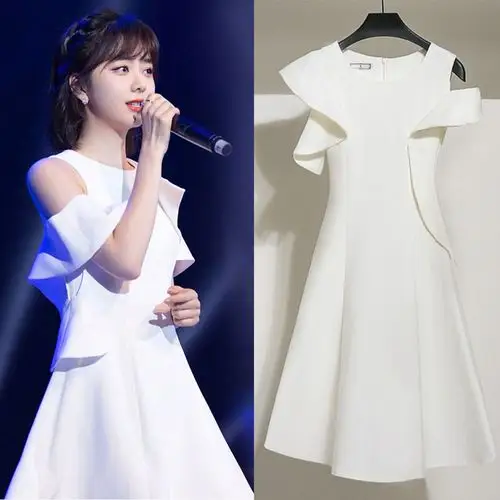 夏季女神裙子仙女连衣裙法式小个子短款