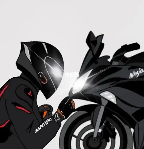 机车头像ninja650约稿