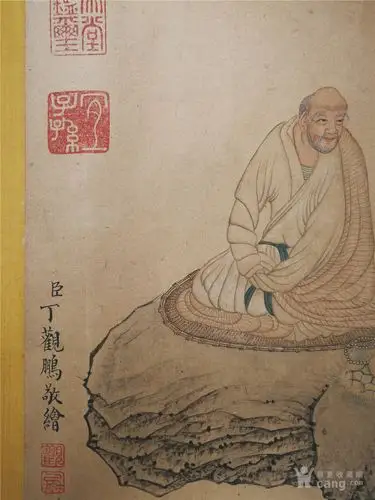 丁观鹏无量寿手卷