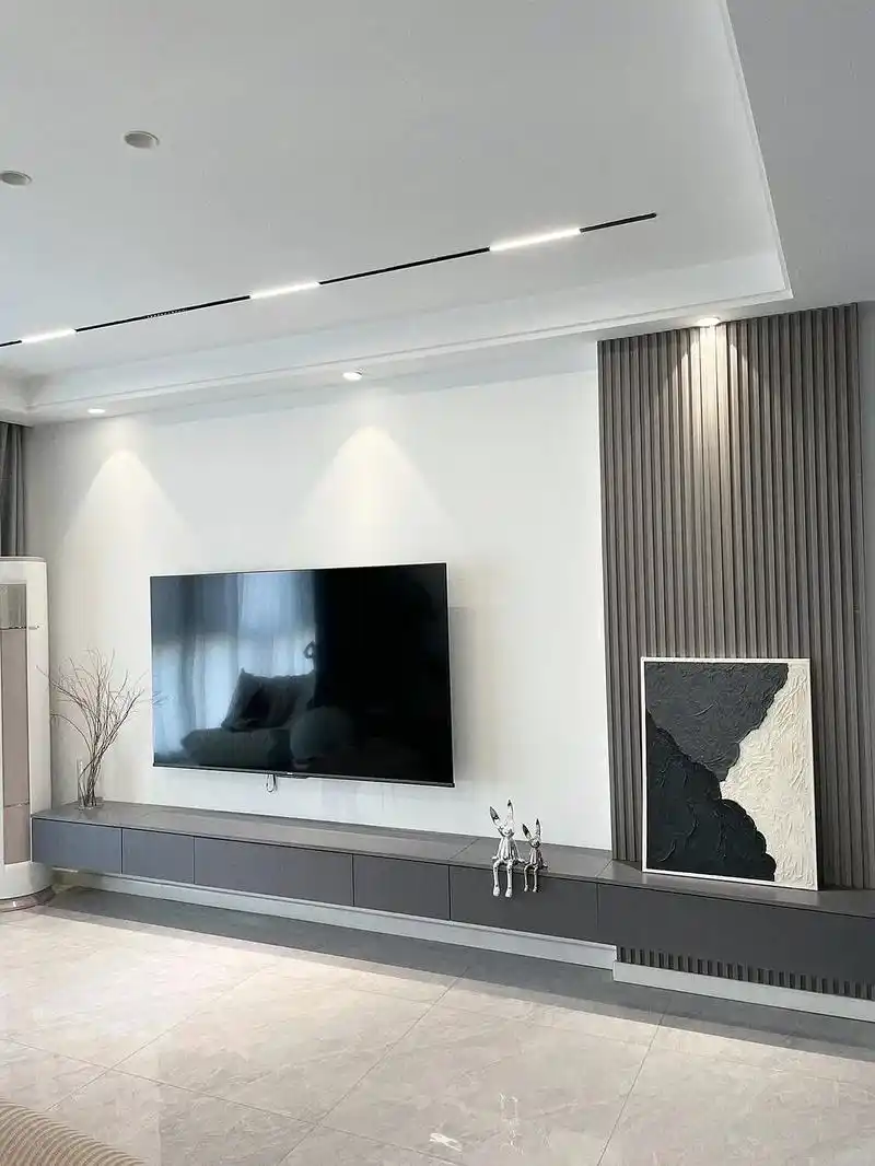 分享我心目中最好看的10款电视背景墙设计,2023年别再装岩 - 抖音