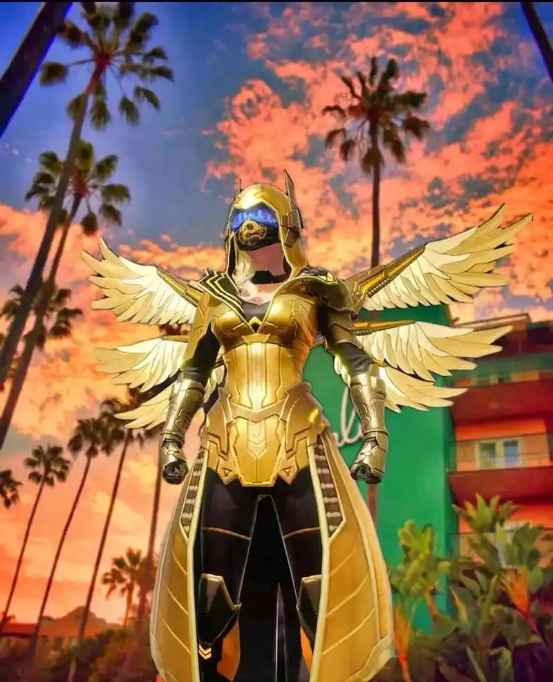 和平精英壁纸 和平精英至尊金龙积炽羽金尊衣服