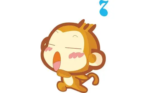 可爱猴子图片电脑桌面壁纸7高清大图预览1920x1200_卡通动漫下载_美桌