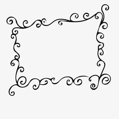 关键词  简笔画边框标签边框黑色线条边框简笔画简单漂亮简单边框简笔