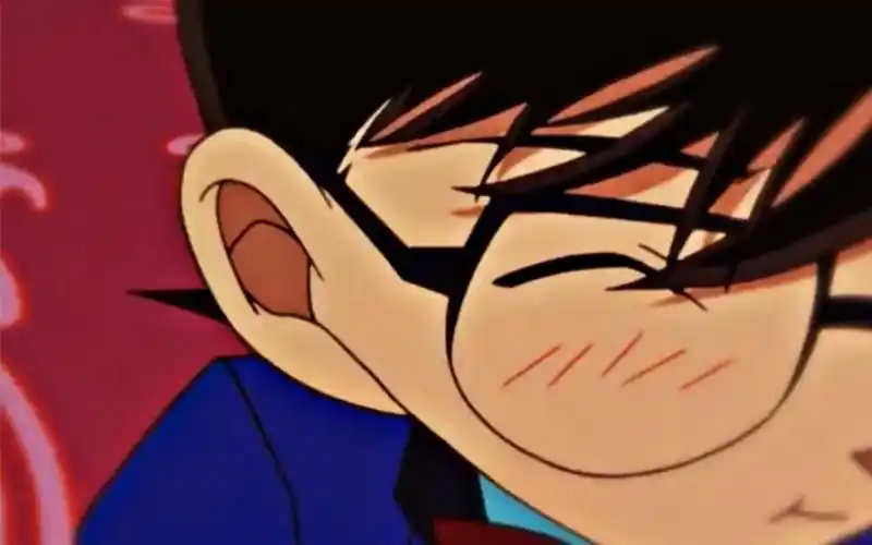 柯南笑的好开心