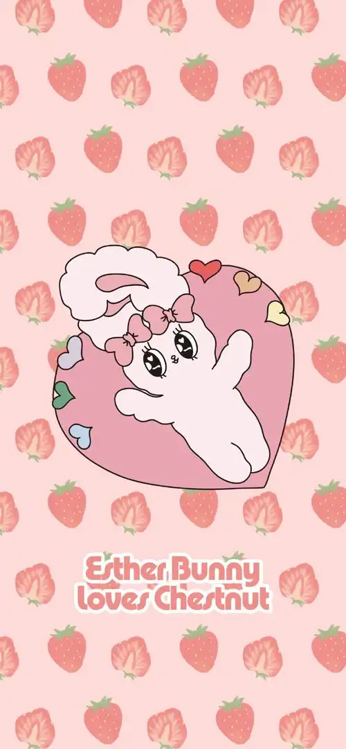 粉红兔叽主题壁纸