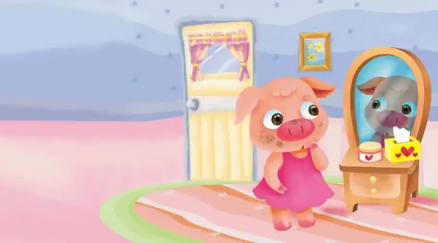 看图写话小猪照镜子(看图写话小猪照镜子怎么写)