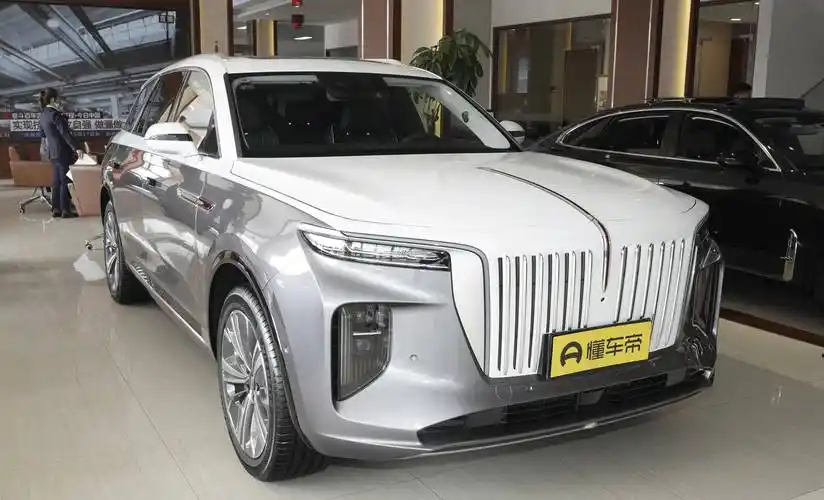 静态体验红旗e-hs9:空间大,颜值高,配双独悬,值得入手?