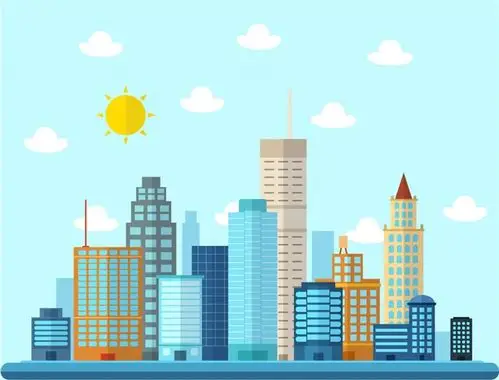 建筑卡通画素材-建筑卡通画高清图片-建筑卡通画专题模板