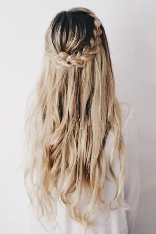 长头发怎么编辫子好看偷师外国妹子片