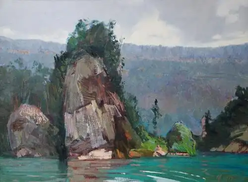 北京大都珍品第一届艺术品拍卖 油画 丁一林(b.1953) 《林》 lot.