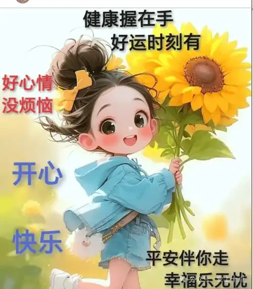 今日最新版早上好表情图片大全,天天平安语,深深祝福情