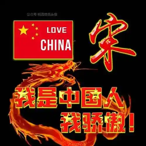 爱国正能量姓氏头像我是中国人我骄傲