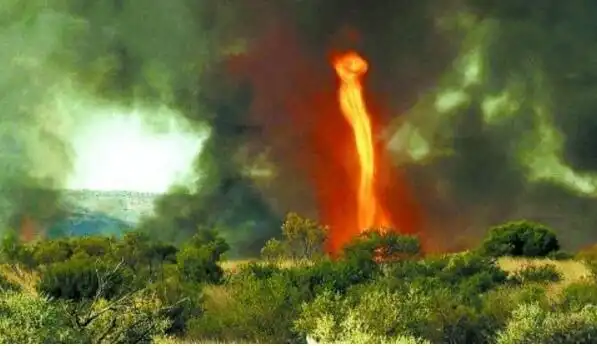 世界最恐怖的七大火焰龙卷风5次在美国发生2