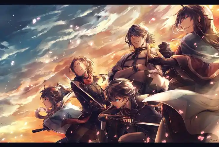 日本武士系列插画壁纸欣赏少年气真是太美好了