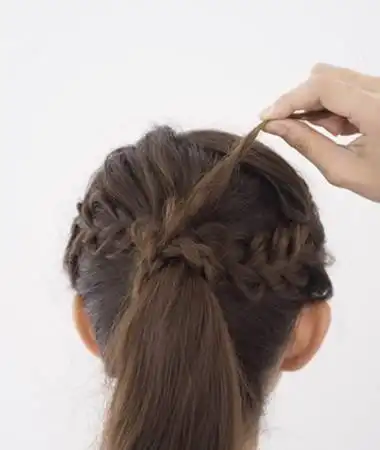 中长直发发型,中长直发怎么扎马尾简单又好看图片图18