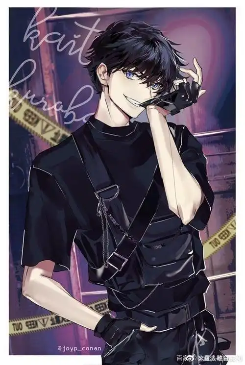 男生炫酷动漫人物原画