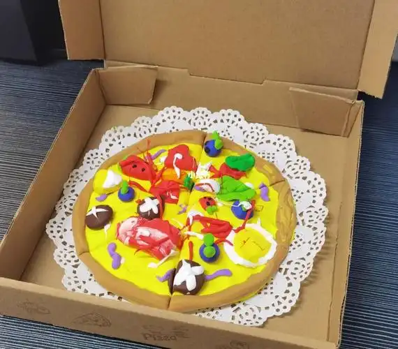 现烤披萨出笼!少儿创意手工