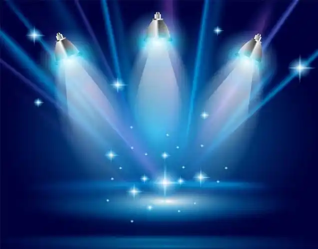 唯美幻灯片舞台ppt背景图片