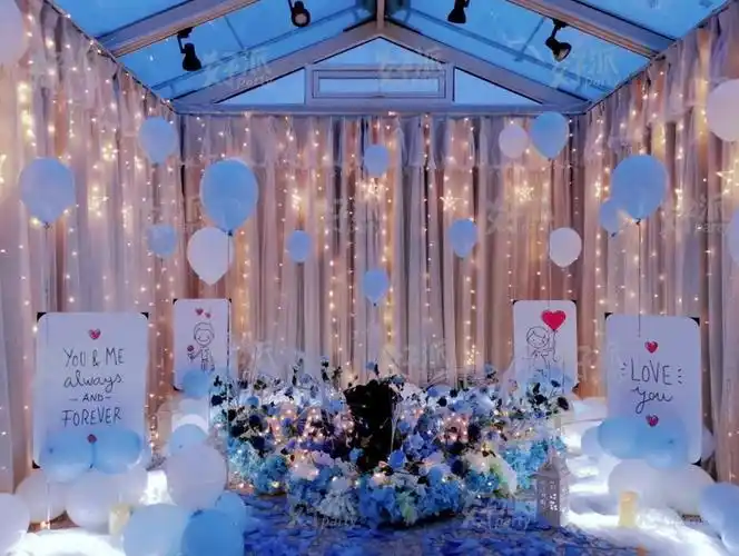 青岛生日布置酒店效果图青岛酒店生日快乐场景布置图