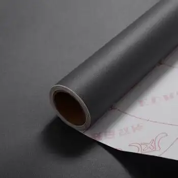 色亚光波音软片家具翻新贴麻面防水贴纸加厚铁灰色亚光宽122米长5米大