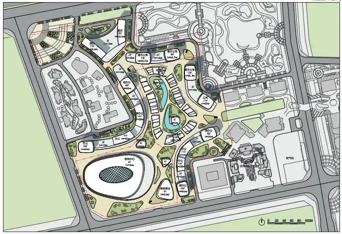[成都]空港国际办公商业社区城市设计-城市规划景观设计-筑龙园林景观