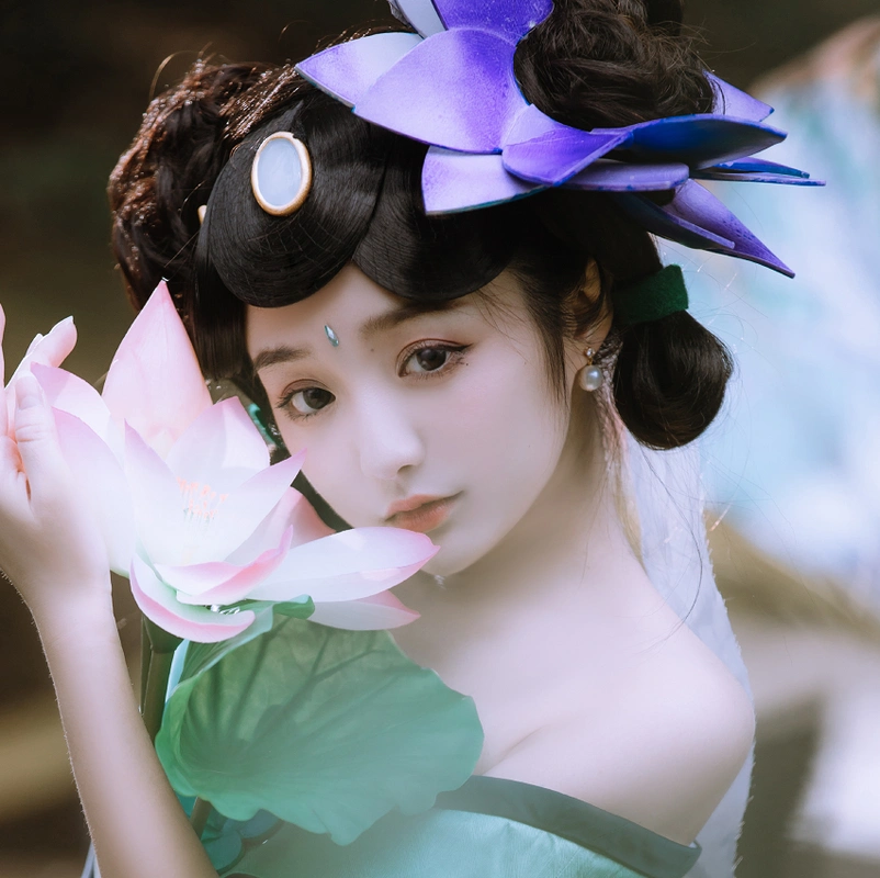 绝美大乔小乔cos,会不会打游戏不重要,重要的是:想收妖了