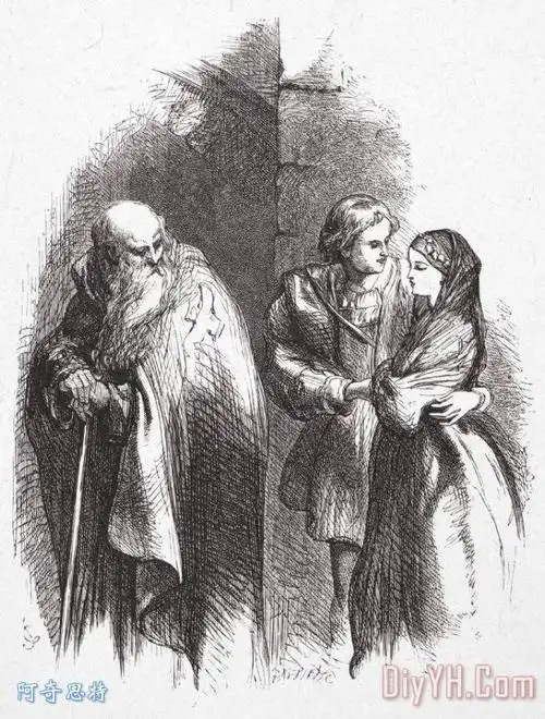 罗密欧与朱丽叶装饰画