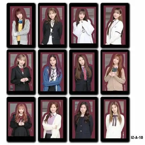 izone 专辑韩国女团izone周边小卡 照片卡应援卡钱包卡装饰套卡自制