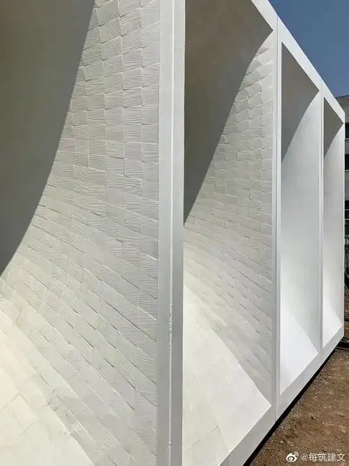 我们常常谈到的一种材料——grc,做成预制构件,掺白水泥.好看吗