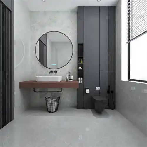 欧神诺瓷砖|爆火的侘寂风装修,这个沉稳灰色系岩板之家,赶紧收藏起来!