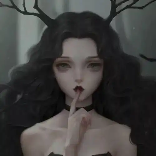 动漫头像 | 暗黑系黑白丧丧头像,喜欢这个调调