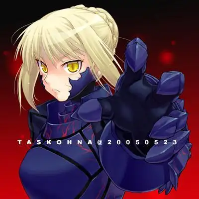 跪求黑saber的壁纸,头像