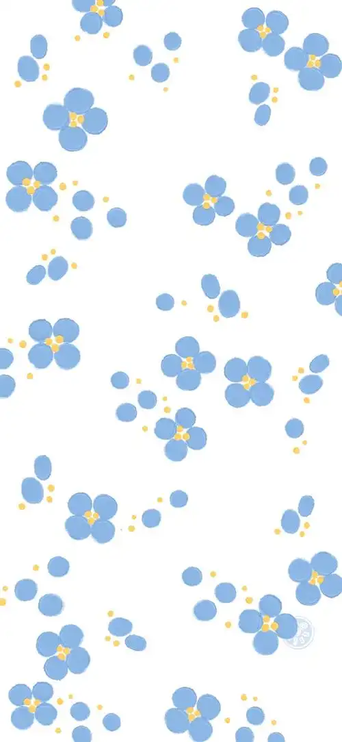 小碎花可爱小清新