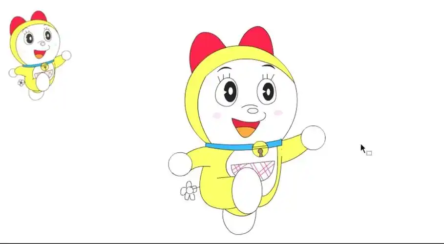 动画片《机器猫》《哆啦a梦伴我同行》中的机器猫的妹妹哆啦咪卡通