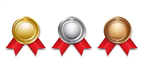 铜牌金抽象手绘金色染色背景与金色的 f证书印章图标第一金的地方金牌