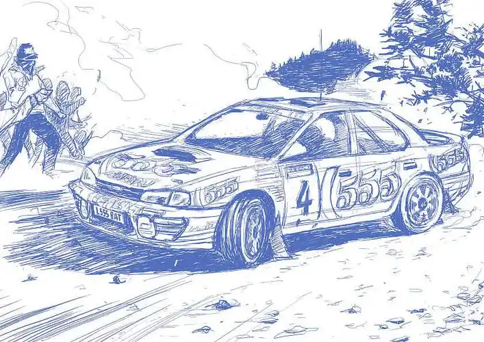 subaru wrc sti|插画|插画习作|tiano - 原创作品 - 站酷 (zcool)