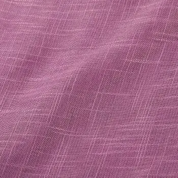 窗帘定制卧室客厅阳台纯色装饰窗纱 麻纱视野 香芋紫jm-yx-ss03-035