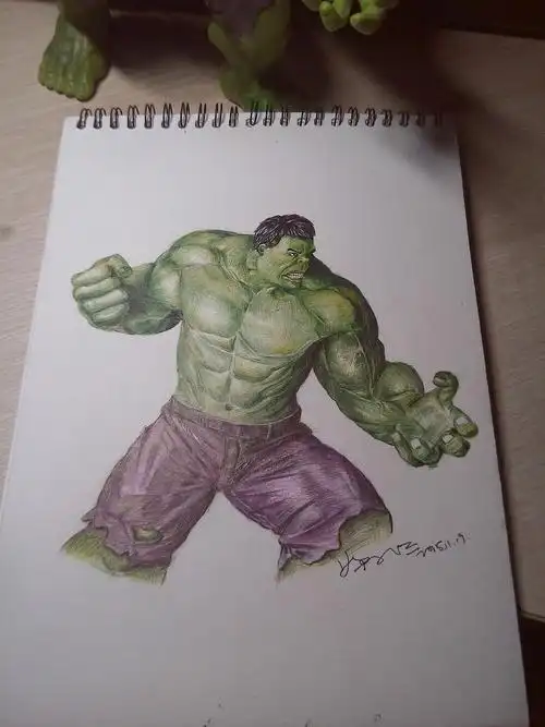 手绘浩克|插画|创作习作|了不起的郑斤欠杰 - 原创作品 - 站酷 (zcool