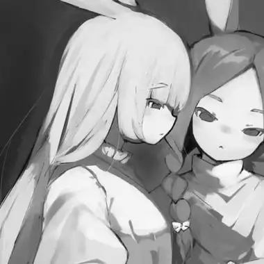 二次元黑白闺蜜头像