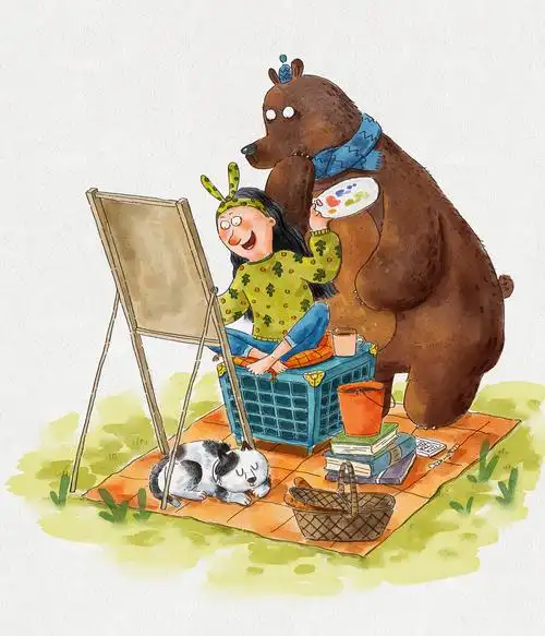 【水彩风】儿童插画作品